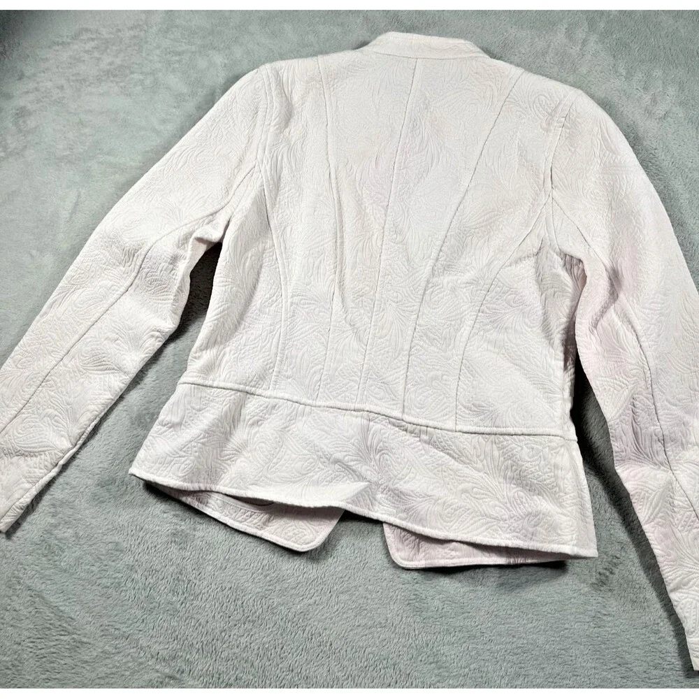 Christopher & Banks Women's Pleated Blazer Jacket Size S Button Front